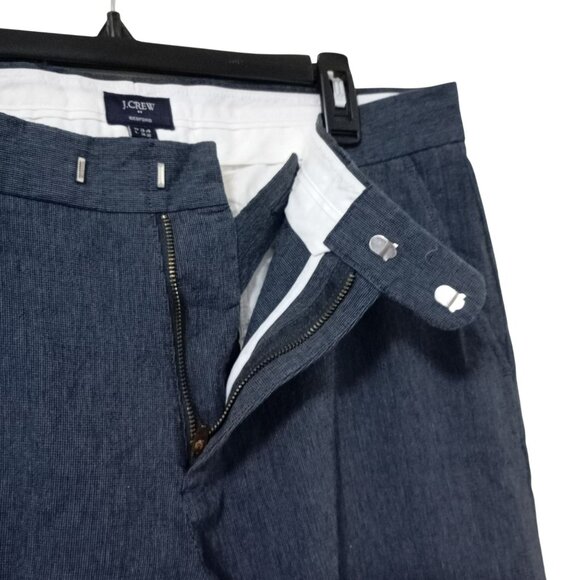 J.Crew Dress Pants Bedford Mens Slim Fit Navy W34 L32 - Picture 5 of 12